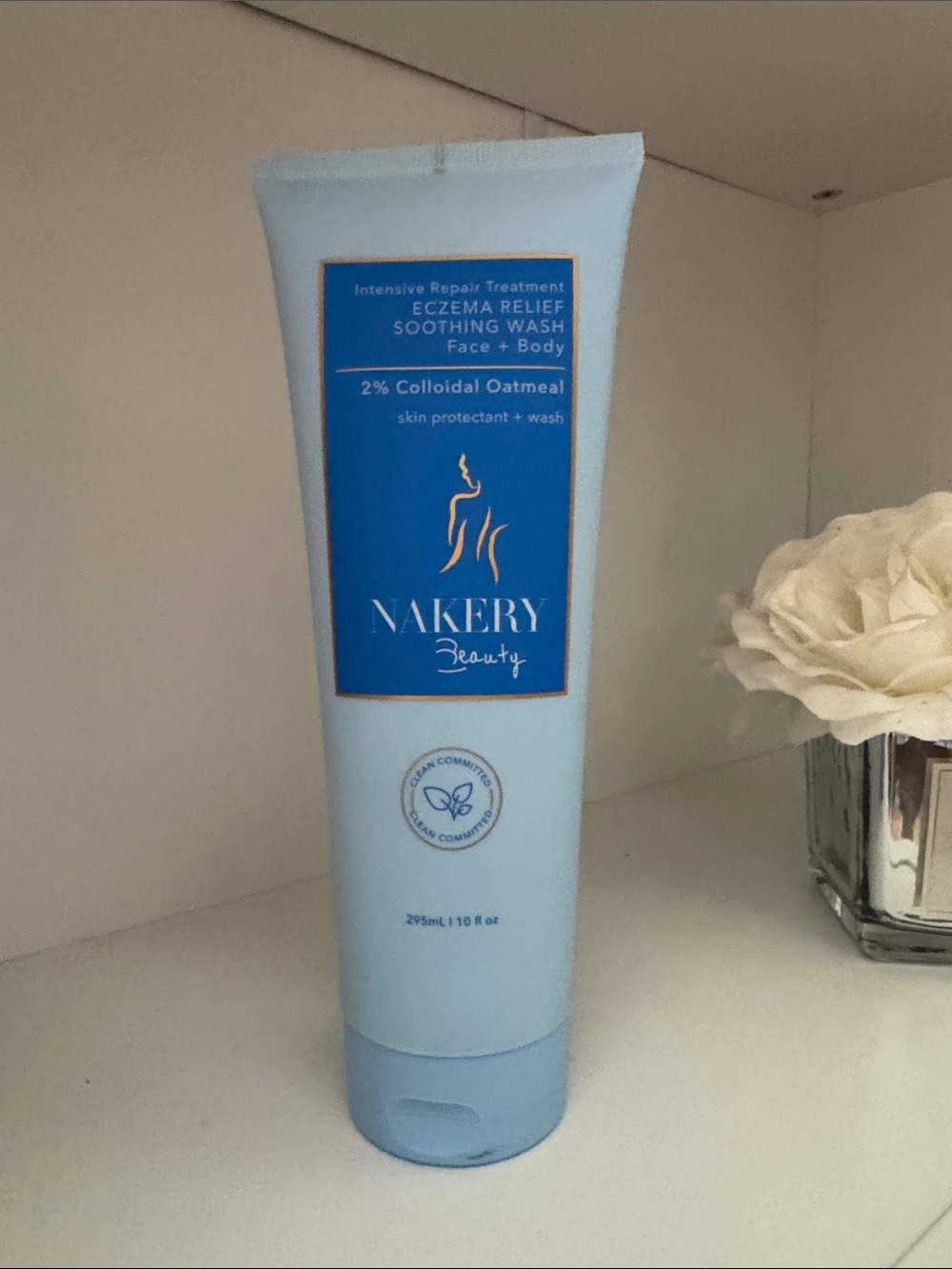 Nakery Beauty Eczema Relief Soothing Wash Face + Body – 10 oz